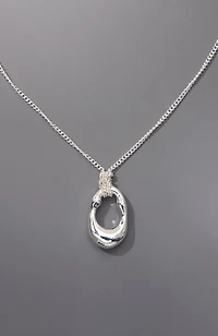 sculptural pendant necklace