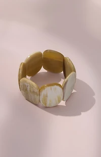 natural horn stretch bracelet