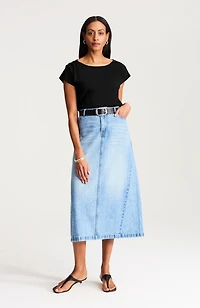 luxe supima® draped tee