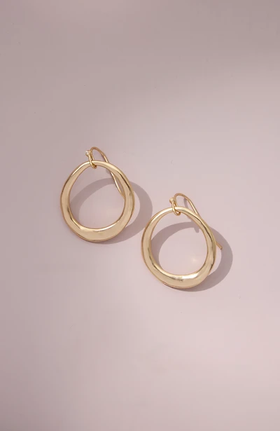 ring drop earrings