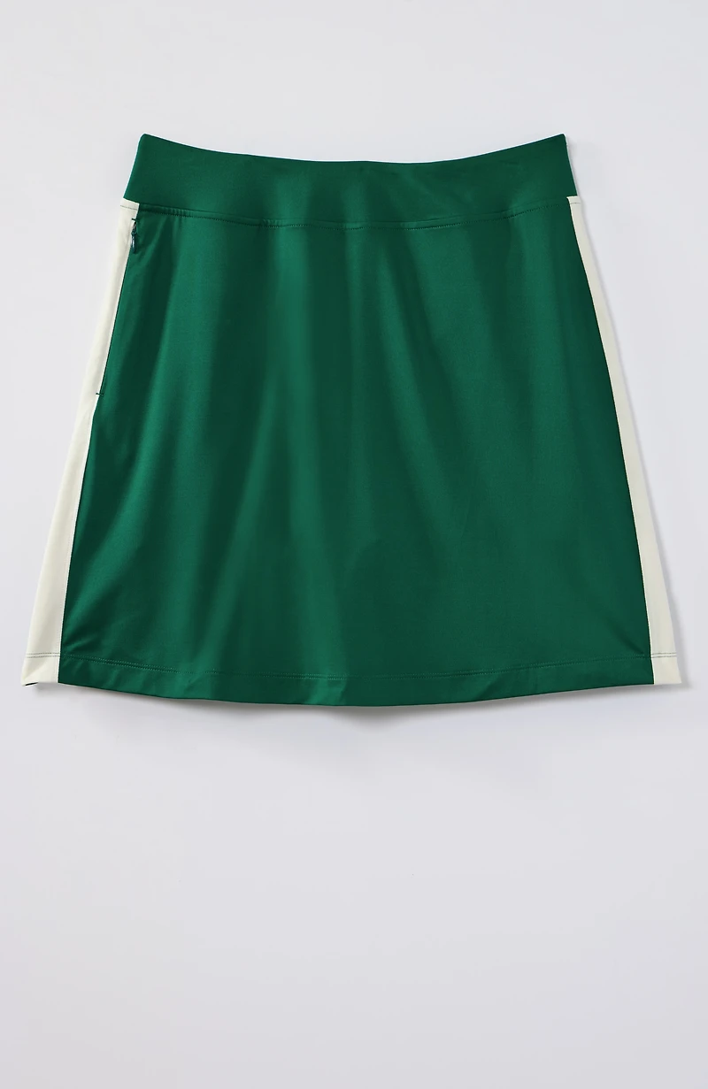 fit performance side-stripe skort