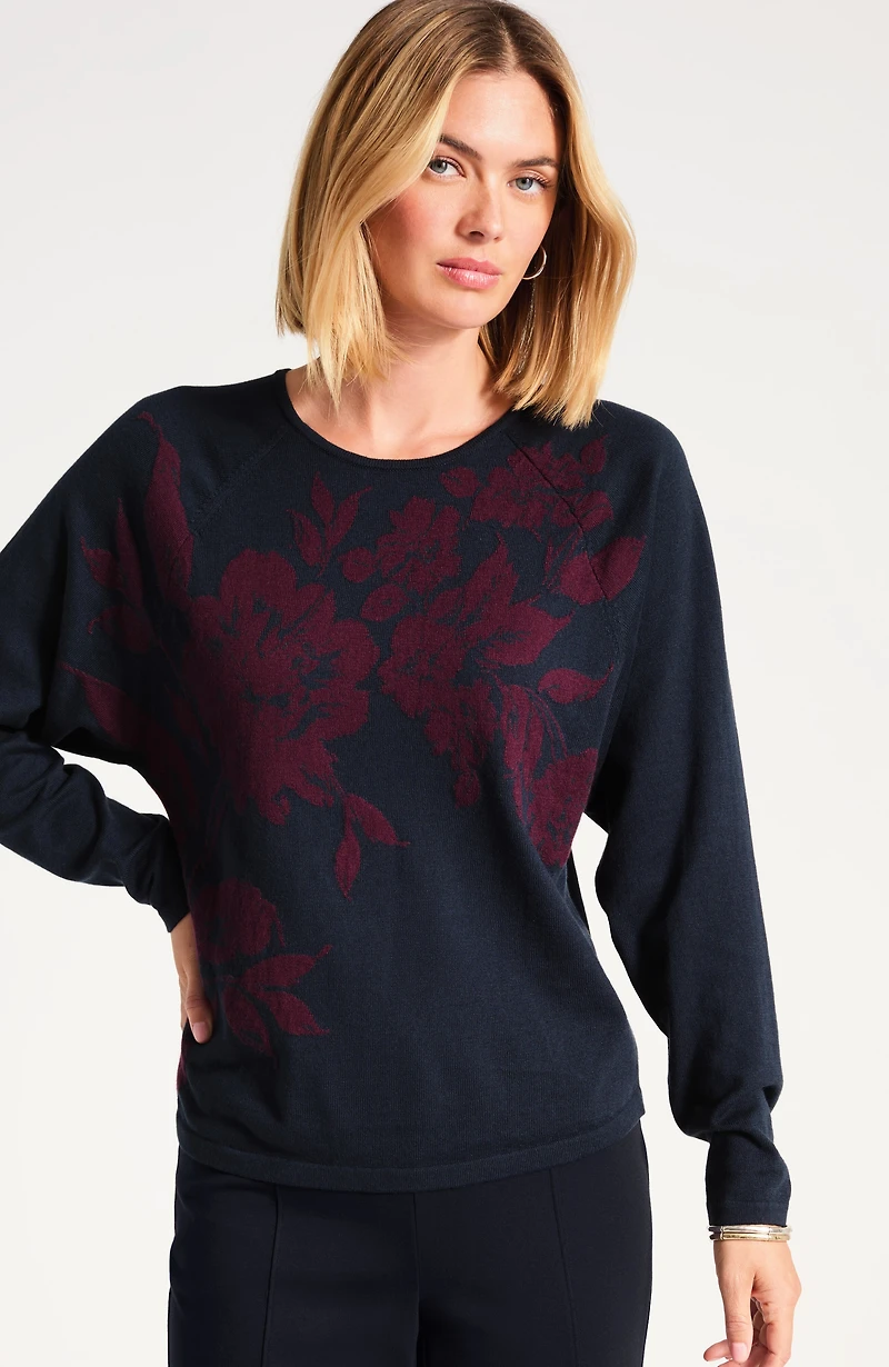 Jacquard Pullover Sweater