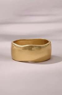 goldtone hinge bangle
