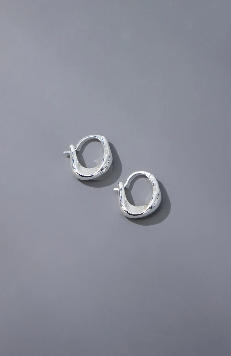 demi-fine contoured hoops