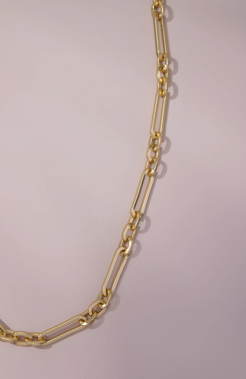 set of two chain necklaces