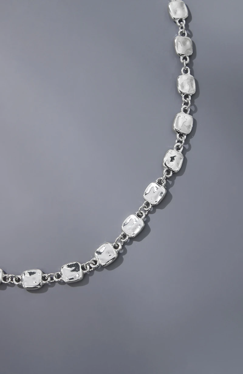 geometric chain necklace