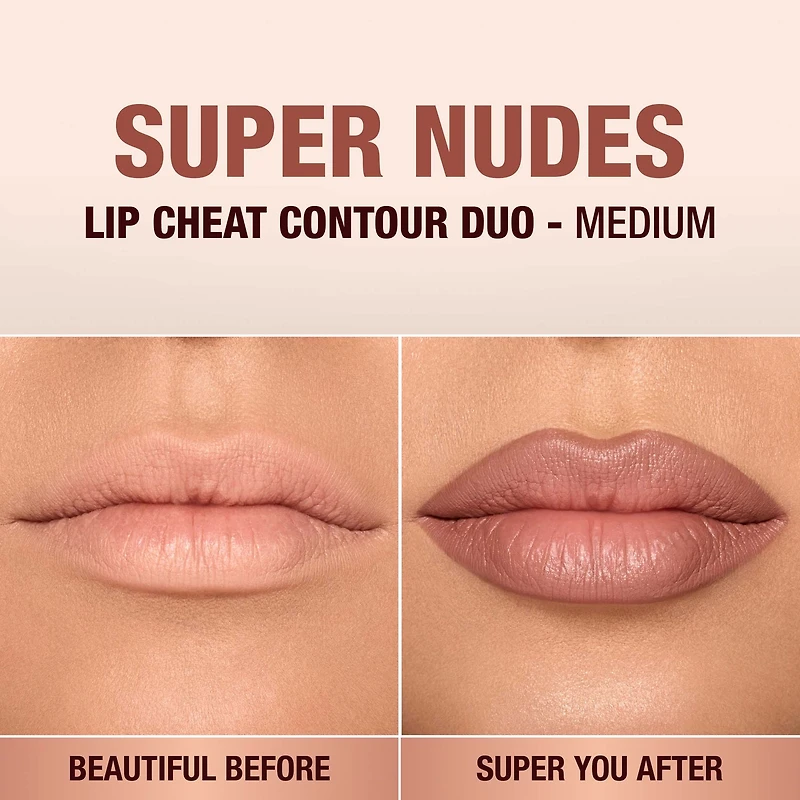 Super Nudes Lip Cheat Contour Duo
