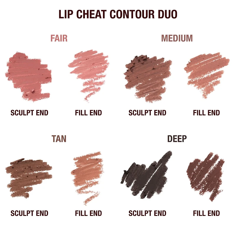 Super Nudes Lip Cheat Contour Duo
