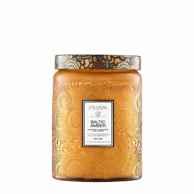 Baltic Amber Large Jar Candle