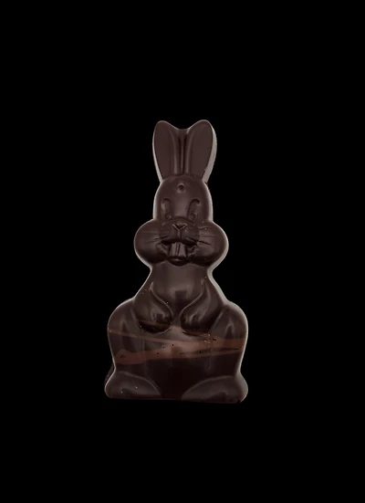 A-24x Dark chocolate rabbit bar 100gr, to be packaged, available while stocks last (3 to 4 weeks delivery time)