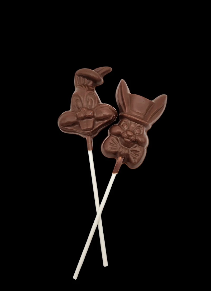 A-100x Suçon lapin chocolat au lait 15gr - A emballer (emballage inclus) - disponible jusqu'à épuisement des stocks (3 à 4 semaines de délai pour livraison)