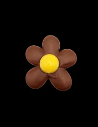 A-18x milk chocolate flowers - For wrapping - 2 to 3 weeks' delivery time - available while stocks last
