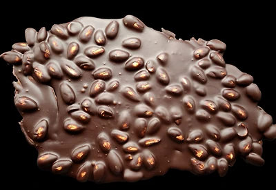 E-Dark chocolate almond bark (packaged in bags) - To be wrapped - 12 boxes