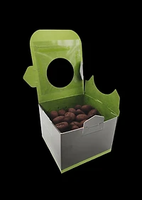 K-Côte d'Ivoire cocoa beans coated in 70% dark chocolate  - 6 boxes