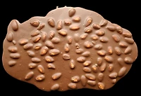 E-Milk chocolate almond bark (packaged in bags) - To be wrapped - 12 boxes