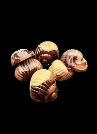 A-12X7 escargots praliné (5 petits et 2 gros)- À emballer - disponible jusqu'à épuisement des stocks