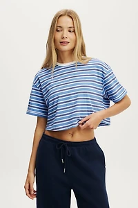 Cropped Graphic Active Tee