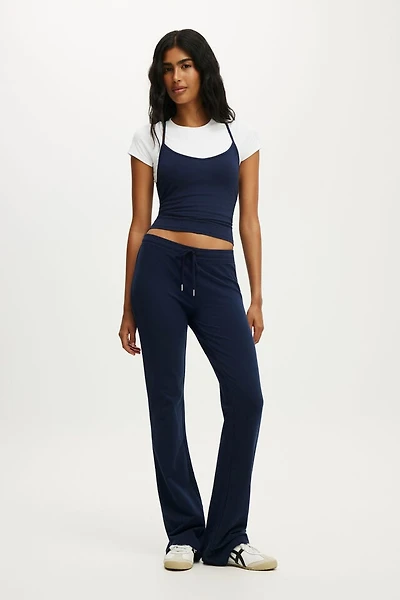 Stretch Modal Fleece Bootleg Sweatpant