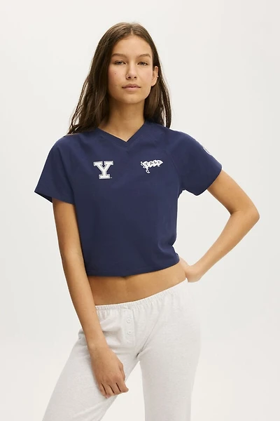 Yale Soft V Neck Sleep Tee