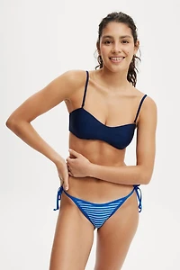 Curved Bandeau Bikini Top