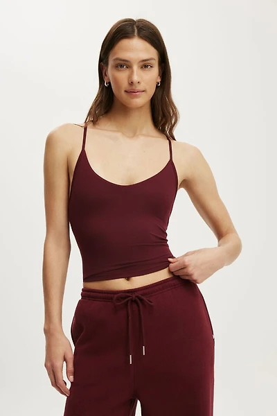 Ultra Soft V Neck Racer Back Tank