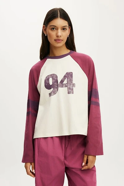 Active Graphic Raglan Tee
