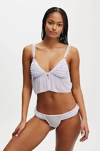 Rara Ruffle Longline Bralette