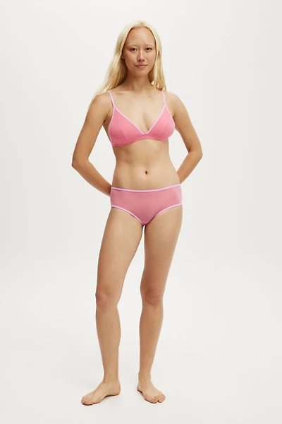 Sporty Mesh Cheeky Boyleg Brief