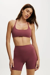 Ultra Luxe Strappy Cross Back Crop