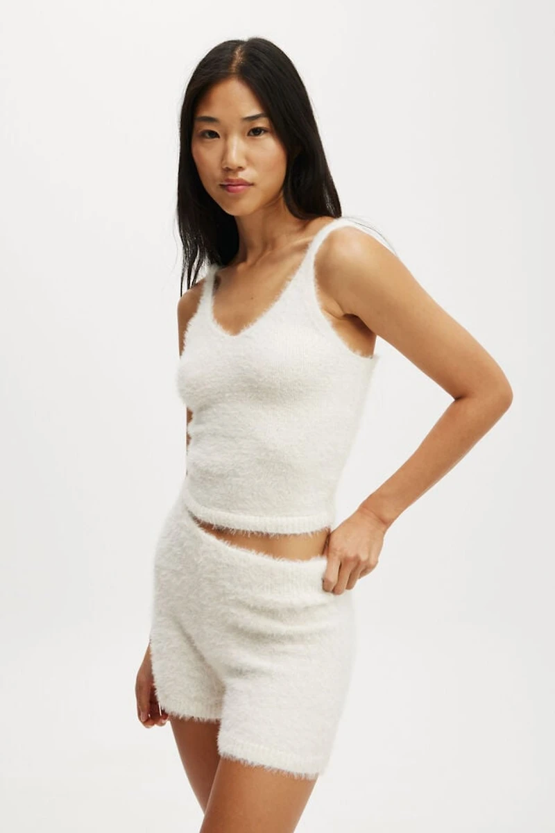 Fluffy Knitted Cami