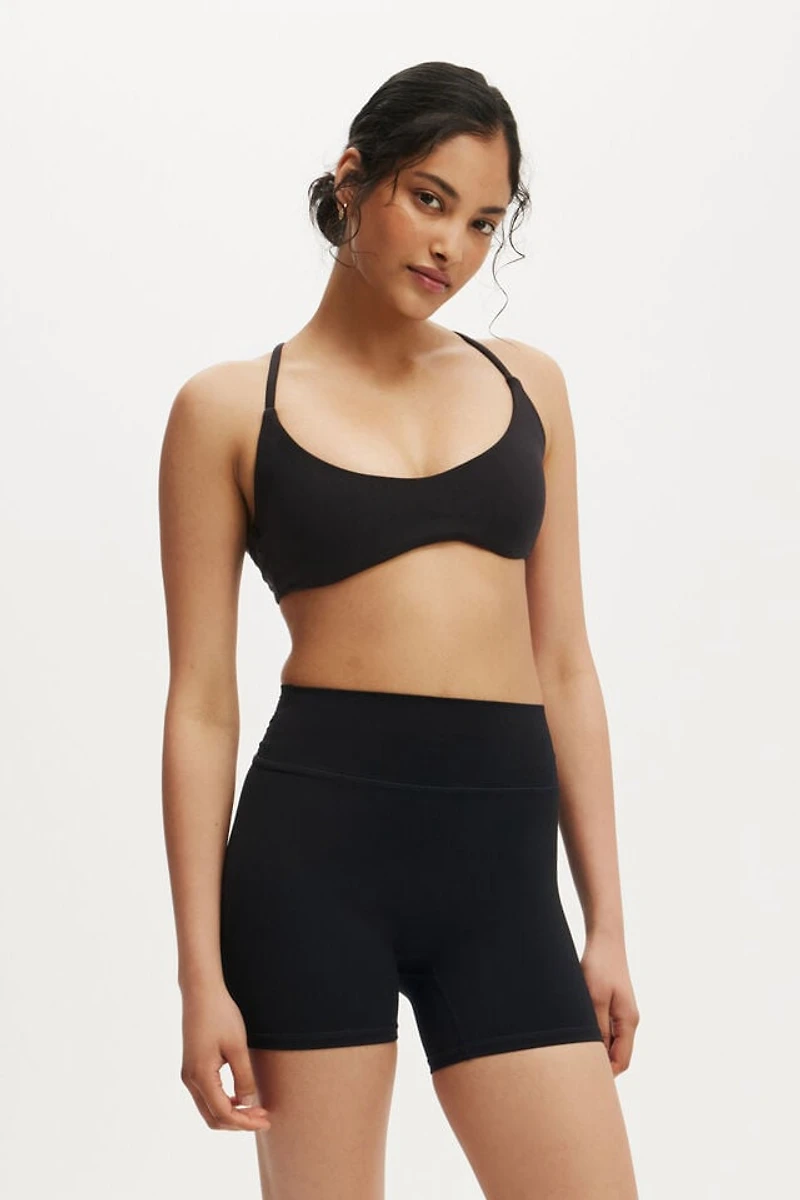 Ultra Soft Minimal Strappy Crop