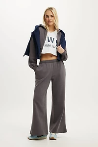 Fleece Wide Leg Sweatpant