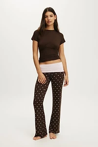 Airy Soft Roll Waist Pant