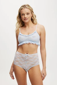 Stretch Lace Scoop Bralette