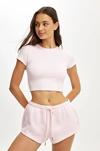 Ultra Soft Cropped Fitted Tshirt