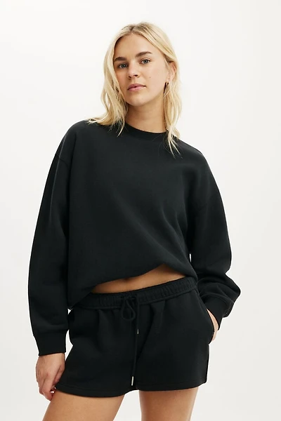 Plush Crew Sweatshirt