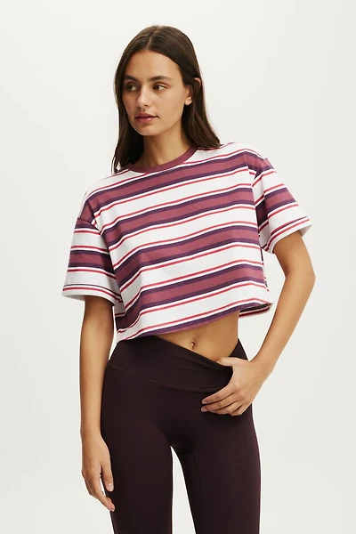 Cropped Graphic Active Tee