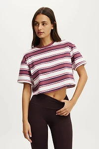 Cropped Graphic Active Tee