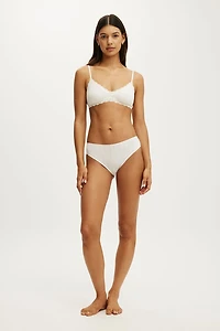 Cotton Pointelle Cheeky Brief