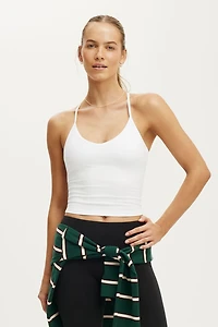 Ultra Soft V Neck Racer Back Tank