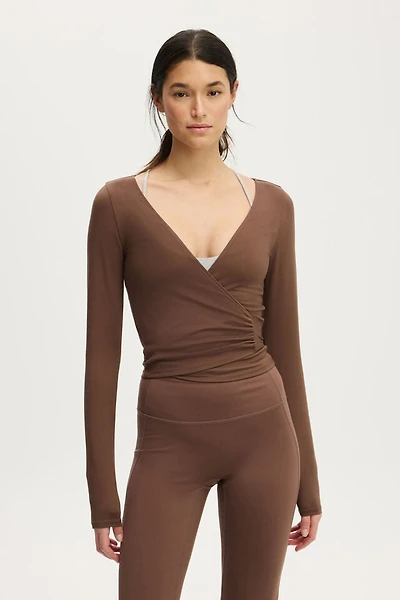 Active Wrap Top