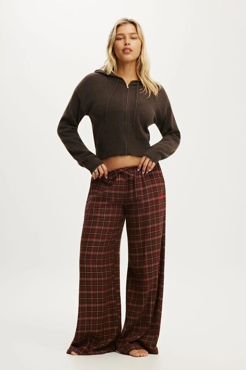 Personalised Cloud Soft Flannel Wide Leg Pant