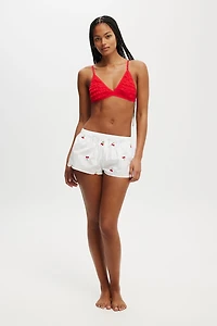 Rara Ruffle Triangle Bralette