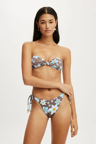 Knot Micro Bandeau Bikini Top
