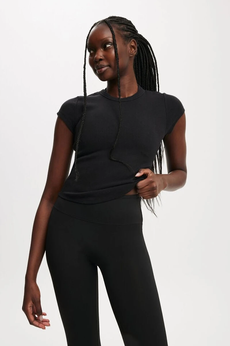 Active Curved Hem Baby Tee