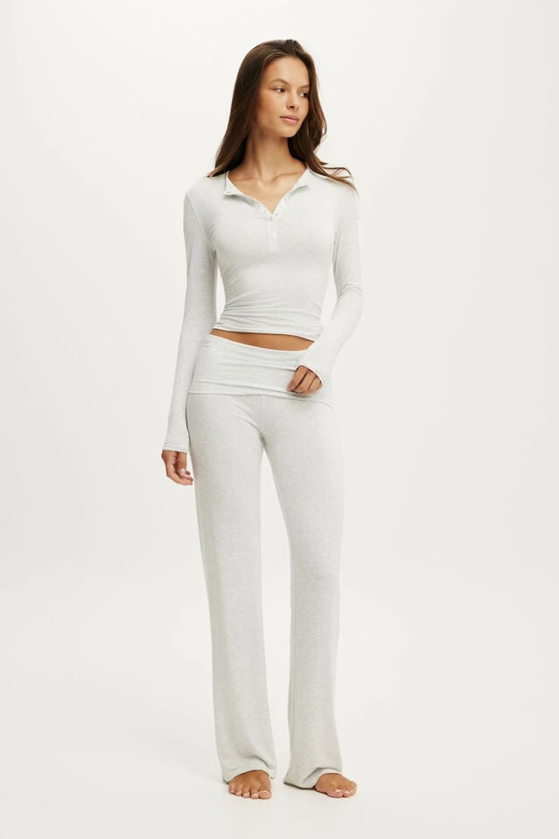 Airy Soft Roll Waist Pant