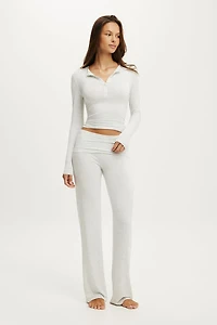 Airy Soft Roll Waist Pant