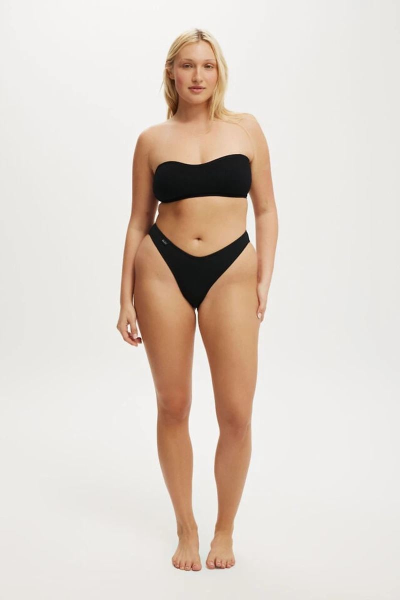 Organic Cotton Rib Cheeky Brief