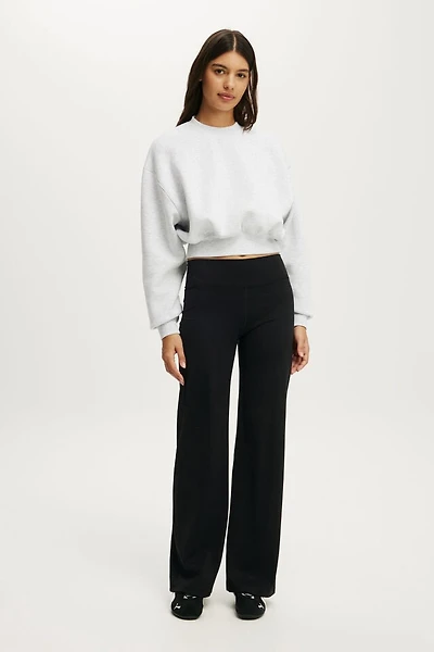 Plush Cropped Crew