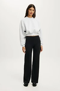 Plush Cropped Crew